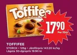 Willys TOFFIFEE, SEK 17.9 erbjuda