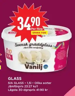 Willys GLASS, SEK 34.9 erbjuda