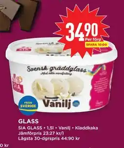 Willys Hemma GLASS, SEK 34.9 erbjuda