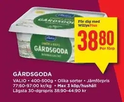 Willys Hemma GÅRDSGODA, Medlemspris erbjuda