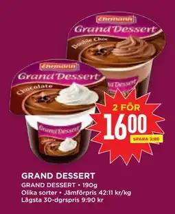 Willys Hemma GRAND DESSERT, SEK 16 erbjuda