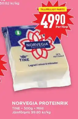 Willys Hemma NORVEGIA PROTEINRIK, SEK 49.9 erbjuda