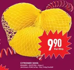 Willys CITRONER 500G, SEK 9.9 erbjuda