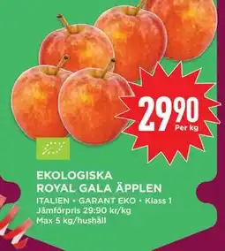 Willys Hemma EKOLOGISKA ROYAL GALA ÄPPLEN, SEK 29.9 erbjuda