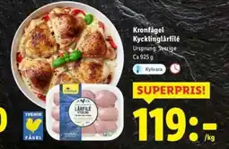 Lidl Kronfågel Kycklinglårfilé erbjuda