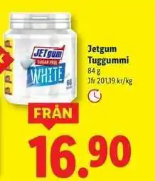 Lidl JETgum Tuggummi erbjuda