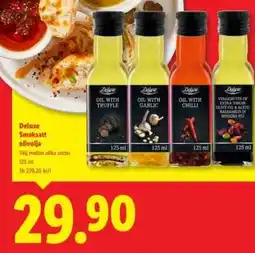Lidl DELUXE Smaksatt olivolja erbjuda