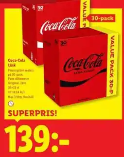 Lidl Coca-Cola läsk erbjuda