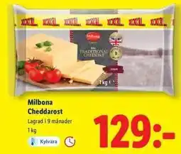 Lidl Milbona Cheddarost erbjuda