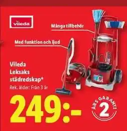 Lidl Vileda Leksaks städredskap erbjuda