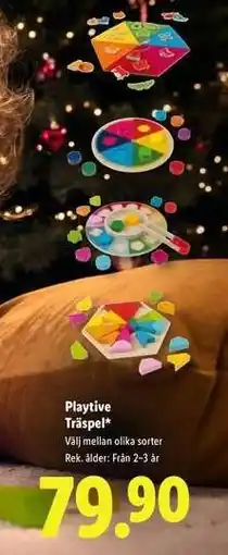 Lidl Playtive Träspel erbjuda