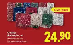 Lidl Crelando Presentpåse, set erbjuda