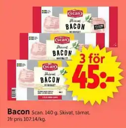 ICA Supermarket BACON erbjuda