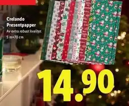 Lidl CRELANDO Presentpapper erbjuda