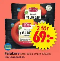 ICA Supermarket Falukorv erbjuda