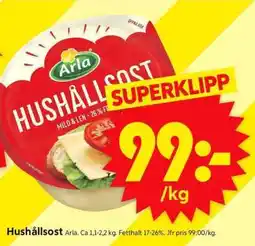 ICA Supermarket Hushållsost erbjuda