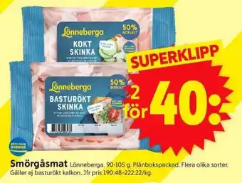 ICA Supermarket Smörgåsmat erbjuda