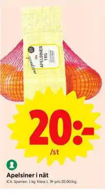 ICA Supermarket Apelsiner i nät erbjuda