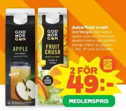 Stora Coop Juice/fruit crush erbjuda