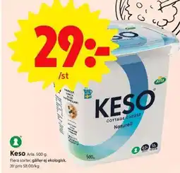 ICA Supermarket KESÓ erbjuda