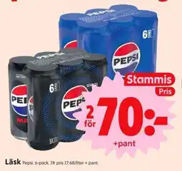 ICA Supermarket Pepsi 6-pack erbjuda