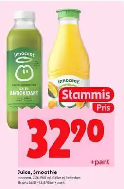 ICA Supermarket Juice, Smoothie erbjuda