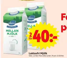 ICA Supermarket LAKTOSFRI MJÖLK erbjuda