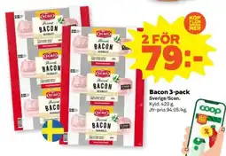 Stora Coop BACON 3-PACK erbjuda