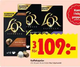 ICA Supermarket KAFFEKAPSLAR erbjuda