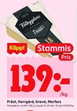 ICA Supermarket Präst, Herrgård, Grevé, Morfars erbjuda