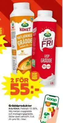 Stora Coop Gräddeprodukter erbjuda