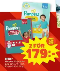 Stora Coop Blöjor Pampers erbjuda