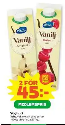 Stora Coop Yoghurt erbjuda