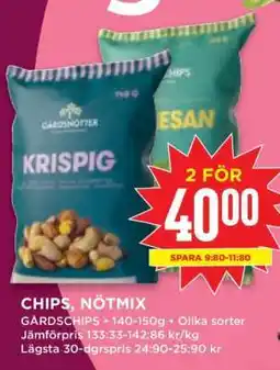 Willys CHIPS, NÖTMIX erbjuda