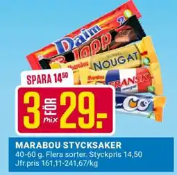 ÖoB MARABOU STYCKSAKER erbjuda