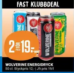 ÖoB Wolverine Energidryck erbjuda