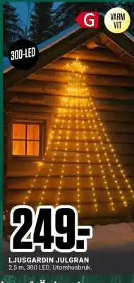 ÖoB LJUSGARDIN JULGRAN erbjuda