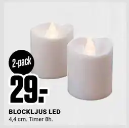 ÖoB BLOCKLJUS LED erbjuda