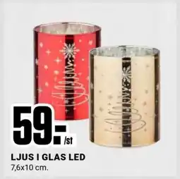 ÖoB LJUS I GLAS LED erbjuda