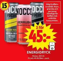 ICA Maxi Nocco Energidryck erbjuda