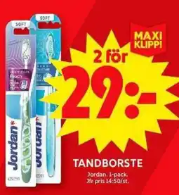 ICA Maxi Jordan Tandborste erbjuda