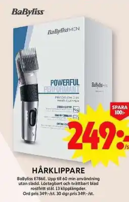 ICA Maxi Hårklippare BaByliss E786E erbjuda