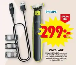ICA Maxi PHILIPS Oneblade QP2724/23 erbjuda
