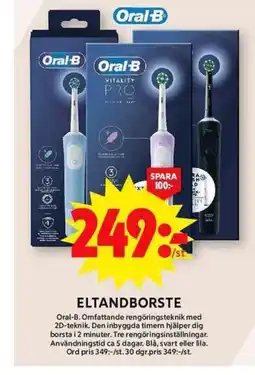 ICA Maxi Oral-B Eltandborste erbjuda
