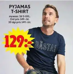 ICA Maxi Pyjamas t-shirt erbjuda