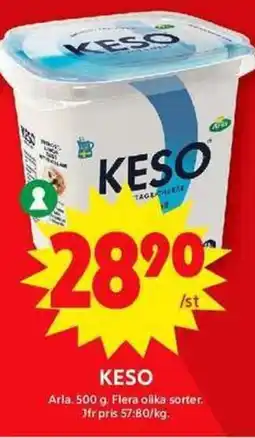 ICA Maxi Arla Keso erbjuda