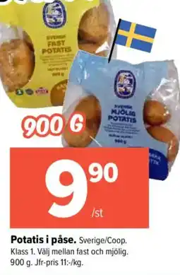 Coop Extra Potatis i påse erbjuda