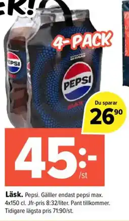 Coop Extra PEPSI Läsk erbjuda
