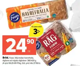 Coop Extra Fazer Bröd erbjuda