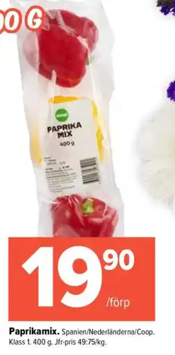 Coop Extra Paprikamix erbjuda